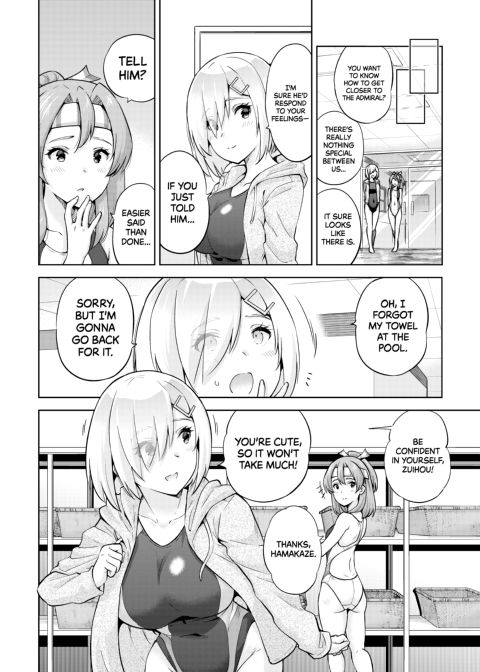 Zuihou and Hamakaze in Racing Swimsuits Chapter 1 page 5