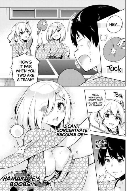 Hamakaze and Kashima in Hot Springs and Yukata Chapter 1 page 4