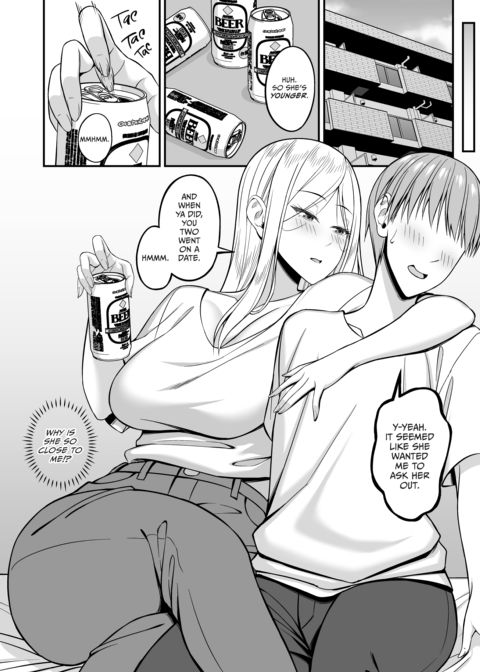 Hanging Out at My Big-Titty Gyaru Coworker's Place Chapter 1 page 5