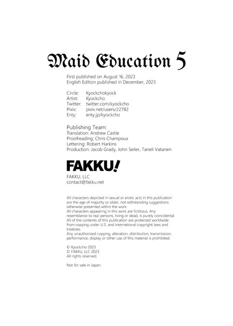 Maid Education 5 Chapter 1 page 26