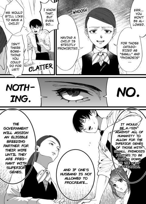 A World Where Small, Phimotic Cocks Are Hated Chapter 1 page 3