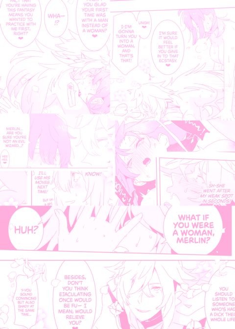 Futanari Gudako X Merlin: The Virgin Futanari Master vs Her Virgin Mage Merlin Chapter 1 page 34