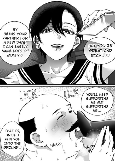 Financial Slavery to a Girl in a Sailor Uniform and Swimsuit Chapter 1 page 9