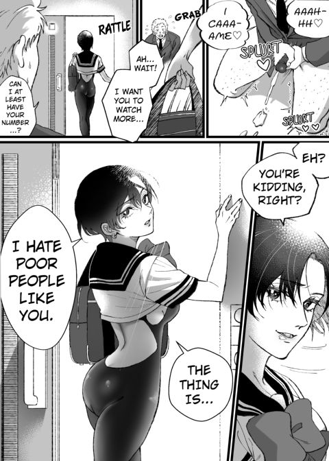 Financial Slavery to a Girl in a Sailor Uniform and Swimsuit Chapter 1 page 6