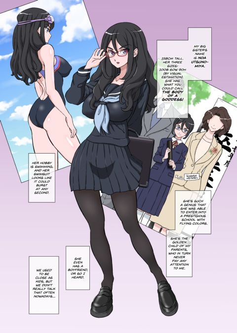 My Genius Sister with the Body of a Goddess is a Slut Chapter 1 page 2