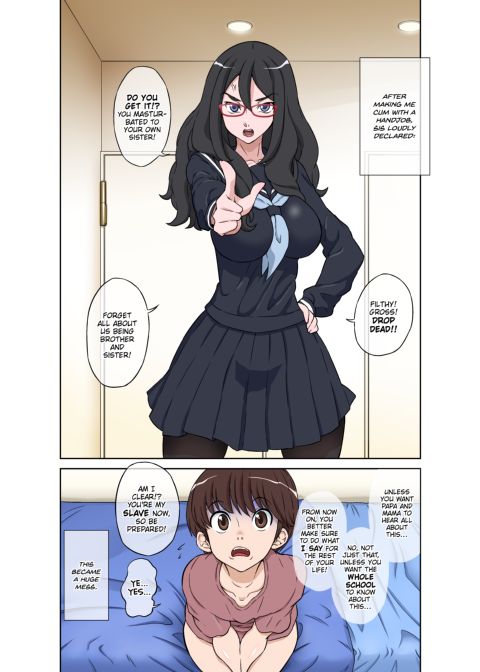 My Genius Sister with the Body of a Goddess is a Slut Chapter 1 page 9